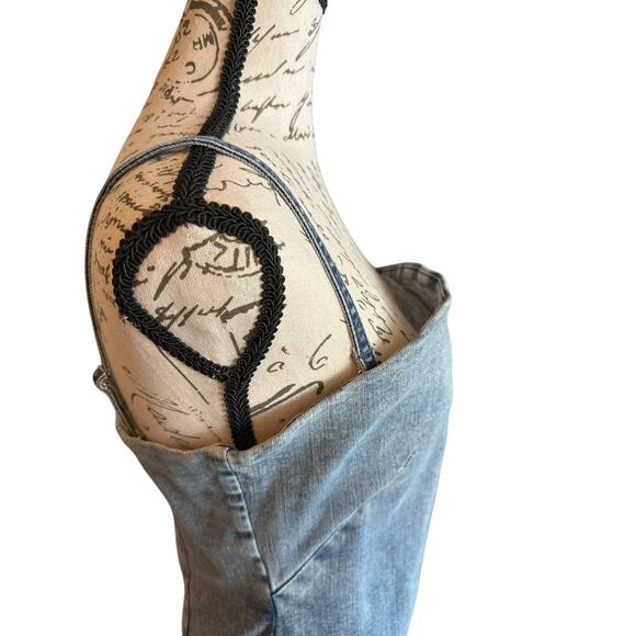 Rag & Bone Denim Midi Dress Size 10 - Picture 4 of 12
